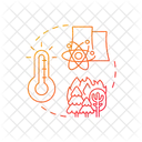 Radiation Safety Fire Icon