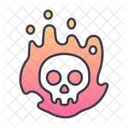 Horror Skull Halloween Icon