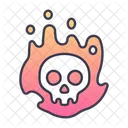 Horror Skull Halloween Icône