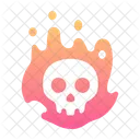 Horror Skull Halloween Icône