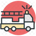 Firetruck Truck Ladder Icon