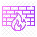 Firewall Information Cyber Icon