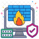 Firewall Burning Combustion Icon