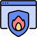Firewall Security Shield Icon
