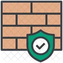 Cyber Security Firewall Icon