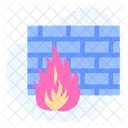 Firewall Internet Security Icon