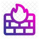 Firewall Malware Security System Icon