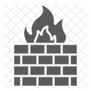 Firewall Fire Security Icon