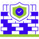 Firewall Security Protection Icon