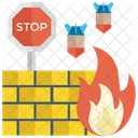 Firewall Internetsicherheit Schutz Symbol
