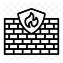 Firewall Security Protection Icon