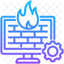 Firewall Security Management Icon