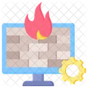 Firewall Security Management Icon