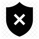 Shield Cross Firewall Icon