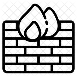 Firewall Icon Of Line Style Available In Svg Png Eps Ai Icon Fonts