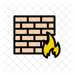 Firewall Icon Of Colored Outline Style Available In Svg Png Eps Ai Icon Fonts