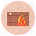 Firewall Defense Wall Flame Wall Icon