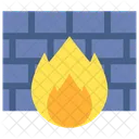 Firewall Shield Lock Icon