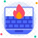 Firewall Wall Antivirus Icon