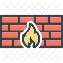 Firewall Secure Network Icon