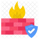 Firewall Security Wall Antivirus Program アイコン
