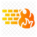 Firewall Security System Server Icon