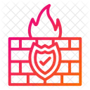 Firewall Security System Security Icon