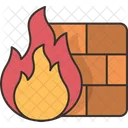 Firewall Secure Network Icon