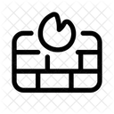 Firewall Computing System Icon