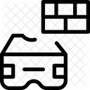 Firewall De Realidade Virtual Firewall Vr Seguranca Na Internet Vr Ícone