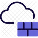 Firewall En La Nube Seguridad En La Nube Nube Icono