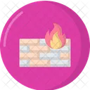 Firewall Data Internet Icon