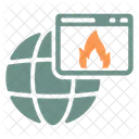 Firewall Hacker Network Icon