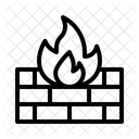 Firewall Network Security Protection Icon