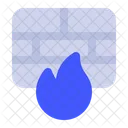 Firewall Network Security Traffic Management Icon