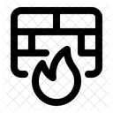 Firewall Network Security Traffic Management Icon