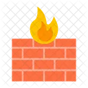 Firewall Security Protection Icon