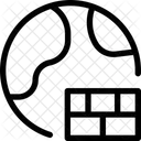 Firewall De Internet Firewall Seguro Firewall Ícone