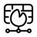 Firewall Netting Security Icon