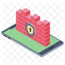 Firewall Network Protection Network Access Icon