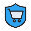 Security Shield Cart Icon