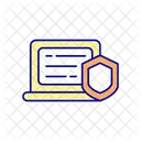 Online Computer Safety Icon