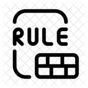 Firewall Rules Security Icon