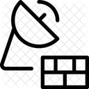 Firewall de satélite  Ícone