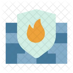 Firewall Security  Icon