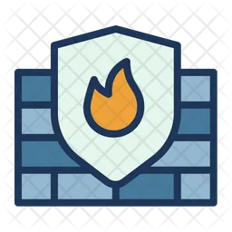 Firewall Security  Icon