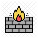 Firewall Security  Icon