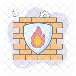 Segurança de firewall  Ícone