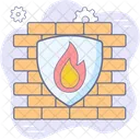 Firewall-Sicherheit  Symbol