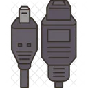 Firewire Cable Port Icon